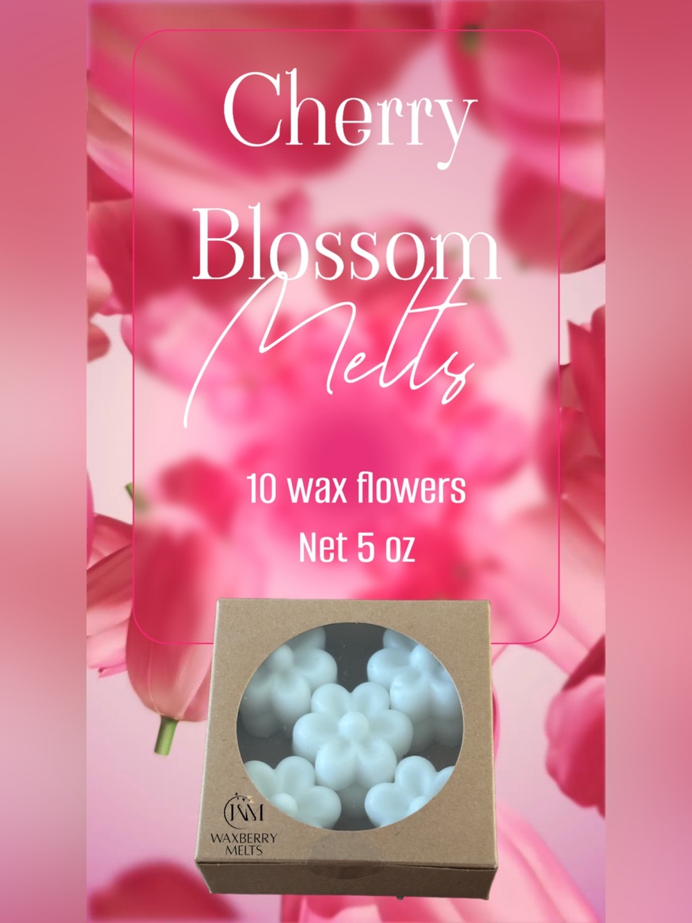 Agave Nectar Scented Flower Blossom Wax Melts - 10 Piece Box